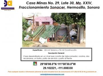 Casa de 2 habitaciones, Hermosillo · Se Vende Casa
