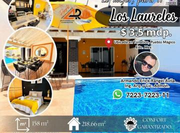 Casa de 3 habitaciones, Tonatico · Casa Laureles Venta con Alberca, 3 Habitaciones. Amueblada, Equipada, Decorada Lista Para Disfrutar