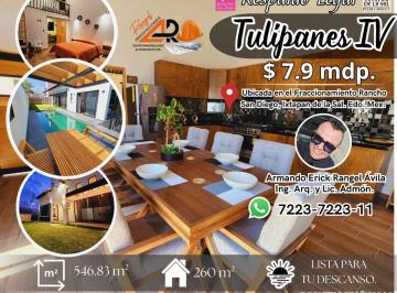Casa de 3 habitaciones, Ixtapan de la Sal · Tulipanes IV con Alberca, un Solo Nivel, Bonito Jardín, Bonitas Vistas. Amueblada y Equipada.