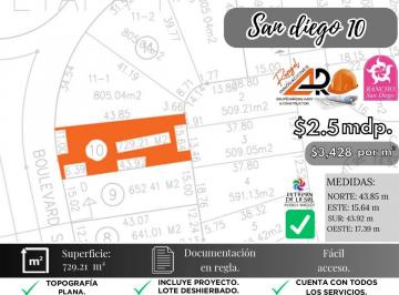 Terreno / Lote , Ixtapan de la Sal · Bonito Lote San Diego 10 en Boulevard con Vista Rancho San Diego Ixtapan Sal