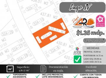 Terreno / Lote , Ixtapan de la Sal · Lote Lago IV Venta en Fracc Rancho San Diego Ixtapan de La Sal Edomex
