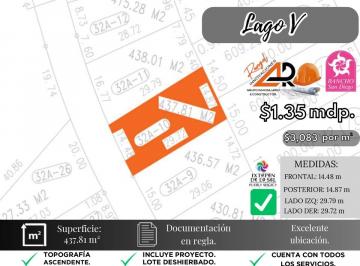 Terreno / Lote , Ixtapan de la Sal · Lote Lago V en Venta en Fracc Rancho San Diego Ixtapan de La Sal Edomex