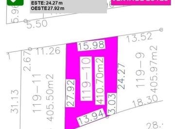 Terreno / Lote , Ixtapan de la Sal · Lote Jícama IV Doble Calle Vista Frac Rancho San Diego Ixtapan de La Sal Edomex