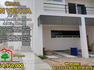Casa de 4 habitaciones, San Juan del Río · Residencia de Lujo con Amplio Terreno y Roof Garden en Solares Banthi, San Juan del Río
