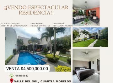 Casa de 3 habitaciones, Cuautla · Fantastica Casa Fracc Valle del Sol Cuautla Morelos