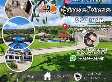 Casa de 7 habitaciones, Ixtapan de la Sal · Quinta Las Princesas con Enorme Jardín, Alberca, Vistas Panorámicas, Imponente, Amueblada y Equipada