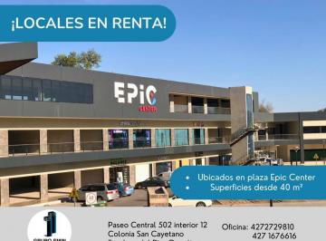 Local en centro comercial , San Juan del Río · Locales en Renta Plaza Epic Center San Juan del Rio