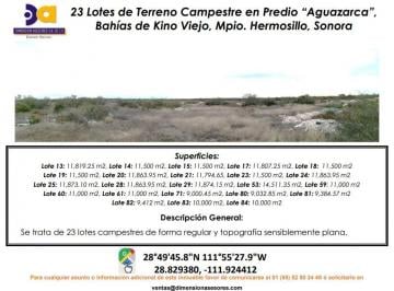 Terreno / Lote , Hermosillo · Se Venden 23 Lotes de Terreno Campestre