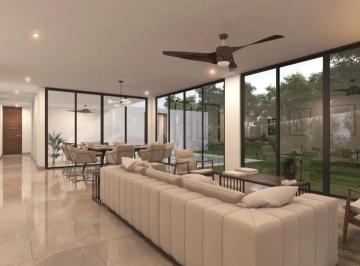 Sala y Comedor · Casa en Venta en Temozón Norte, Mérida