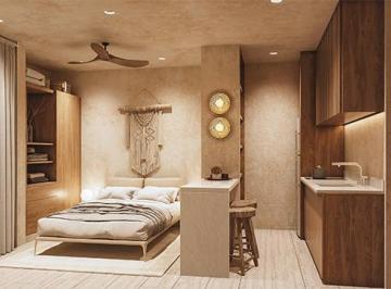 Departamento de 1 habitación, Tulum · Estudio Venta Tulum Aldea Zama