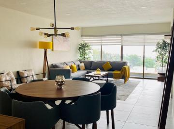Sala-comedor con balcón y vista a la Cd · Estrene Últimos Departamentos de Lujo en Atizapán Mexico Nuevo
