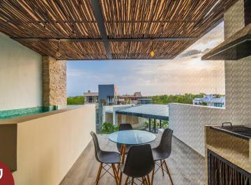 Departamento de 2 habitaciones, Tulum · Penthouse Lock Off en Venta en La Veleta, Tulum con Alberca Privada