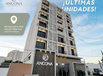 Departamento de 2 habitaciones, Mazatlán · Departamento en Venta en Mazatlán Ancona Condominios Cerca de Malecón