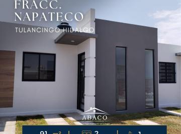 Casa · 60m² · 2 Recámaras · 1 Estacionamiento · Casas Economicas en Fraccionamiento Napateco, Tulancingo Mod Isabella