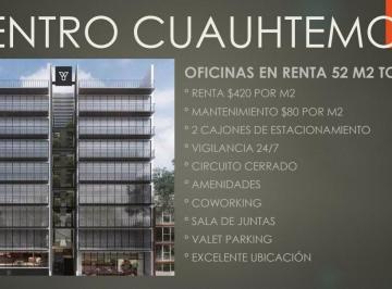 Oficina · 52m² · 2 Estacionamientos · Preciosas Oficinas en Renta