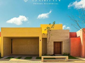 Casa en condominio · 226m² · 3 Recámaras · 2 Estacionamientos · Casa en Preventa, Conkal Privada Taman, Equipada, con Alberca