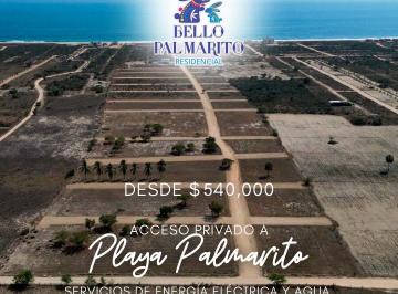 Terreno / Lote en Venta  Pueblo Bajos de Chila · Terrenos con Servicios y Acceso Directo a La Playa en Puerto Escondido