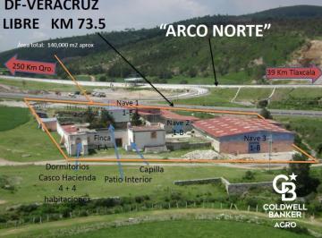 Terreno industrial , Nanacamilpa de Mariano Arista · Terreno en Venta, Tlaxcala