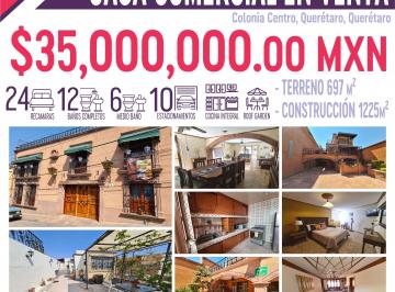 Casa de 24 habitaciones, Querétaro · Venta de Casa en El Centro Histórico de Querétaro