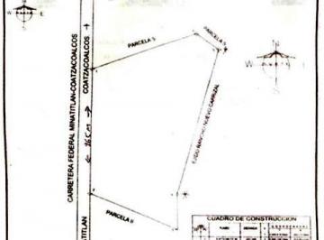 PLANO · Excelente Terreno en Ejido Barrancas, Cosoleacaque