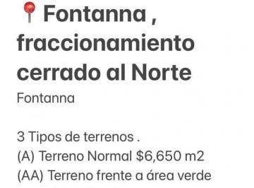 Terreno / Lote · 438m² · Terreno en Fraccionamiento Fontana