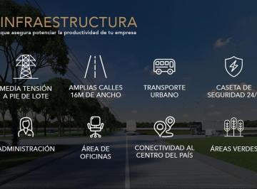 Terreno / Lote · 1092m² · Venta Terreno - Lotes Industriales en Ascende Parque Industrial en Umán, Yucatan