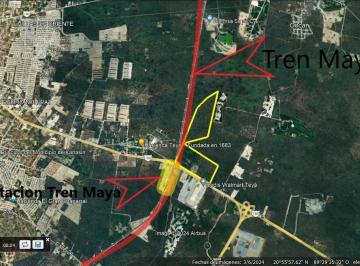 Terreno / Lote · 910000m² · Venta Terreno de 90 Hectáreas Todo o por Partes, Tren Maya, Teya, Mérida Yucatan