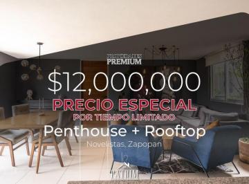 Departamento · 365m² · 5 Recámaras · 2 Estacionamientos · Penthouse con Rooftop Privado en Zapopan | Precio Especial por Tiempo Limitado
