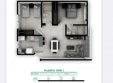 Departamento de 2 habitaciones, Cuauhtémoc · Departamento Nuevo en Venta (Cdmx - Col Morelos)