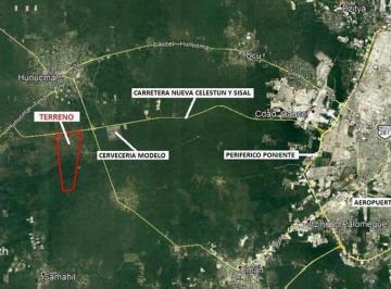 Terreno / Lote · 3880000m² · Terreno de 388 Ha a Unos Pasos de La Cerveceria Yucateca, Hunucma