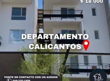 Departamento de 4 habitaciones, Aguascalientes · Deparatamento Renta por Calicanto en Aguascalientes
