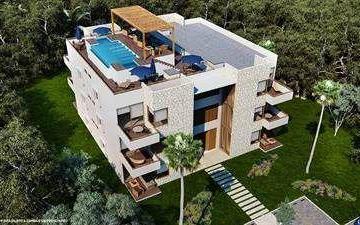 fachada · Condo, Br2 Ba2, Tao El Bosque, Akumal