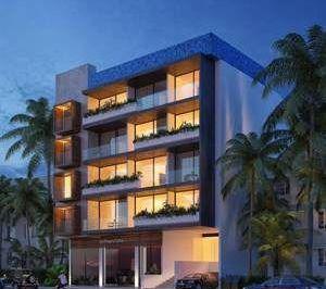 fachada 1 · Departamento, N1 Br2 Ba2, Pura Playa Condos, Playa del Carmen