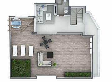 plano · Departamento, Br2 Ba2, Saas Kib El Cielo, Playa del Carmen