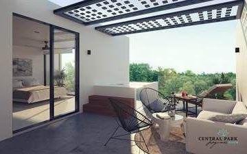 area de descanso · Studio, L3 Ba1, Central Park Lagunas, Tulum