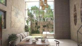 SALA · Loft, Br1 Ba1, Villa Manglar, Tulum.