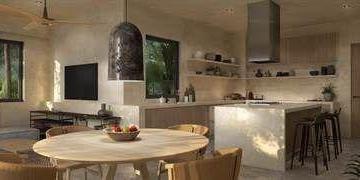 comedor · Departamento, Br1 Ba1, Boho Hotel And Residences, Tulum
