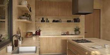cocina · Departamento, Br1 Ba1, Hoteles y Residencias Bohemios, Tulum