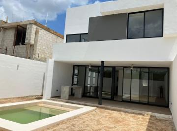 Casa · 222m² · 4 Recámaras · 3 Estacionamientos · En Venta Ultimas Casas 3 Recamaras Entrega Inmediata Privada Aire Puro, San Ignacio Yucatan
