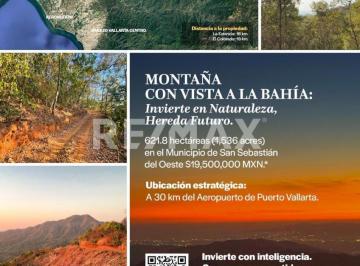 Terreno / Lote · 6218000m² · Venta Predio Montaña Sierra de Jalisco con Uma Cerca a San Sebastian del Oeste Naturaleza Excelente