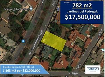 Terreno / Lote · 782m² · 782 m² a La Venta en Pedregal.