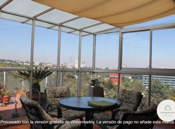 Departamento de 2 habitaciones, La Magdalena Contreras · Penthouse con Terraza en San Jerónimo Lídice | 2 Recámaras + Estudio | Seguridad 24/7