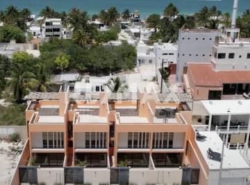 Casa · 99m² · 1 Recámara · 2 Estacionamientos · Townhouse (V1) en Venta con Alberca Ubicado Chelem - (4)