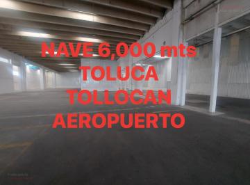 Bodega comercial , Toluca · Bodega 6,000 m Toluca Proxima Tollocan, Blv Aeropuerto