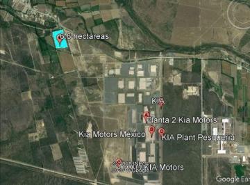 Terreno / Lote · 66000m² · Terreno en Venta Pesqueria, N. L. Junto a Kia Motors