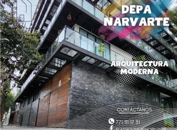 Departamento de 2 habitaciones, Benito Juárez · Departamento en La Narvarte, Benito Juárez, Cdmx