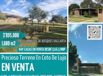 Terreno / Lote , Zapopan · Duplica Tu Dinero - Espectacular Terreno Panoramico Dentro de Coto Privado de Lujo