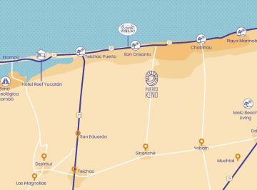 Terreno / Lote · 316m² · Terreno en Venta en San Crisanto, Yucatán - Puerto Kino