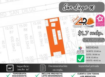 Terreno / Lote , Ixtapan de la Sal · Lote San Diego 90 Mz Xvi Fracc Rancho San Diego Ixtapan de La Sal Edomex