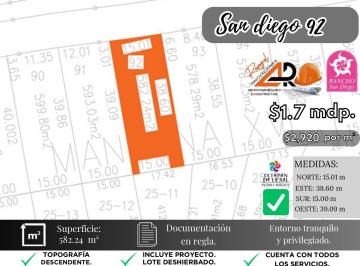 Terreno / Lote , Ixtapan de la Sal · Lote San Diego 92 Mz Xvi Fracc Rancho San Diego Edomex con Vista y Proyecto